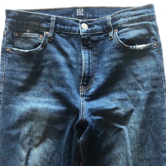 GAP Cheeky Straight Blue Jeans size 10 - Picture 6 of 7